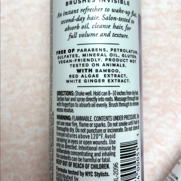 Set Of 2 SGX NYC Dry Touch Volumizing Dry Shampoo -Brand New! - Picture 3 of 4